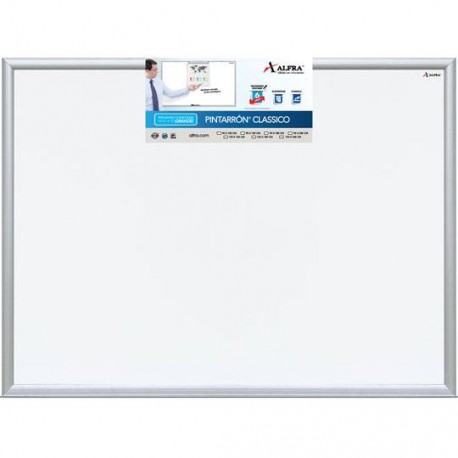 PIZARRON BLANCO DE POLYMER DE 40 X 60CM MARCA ALFRA - Envío Gratuito