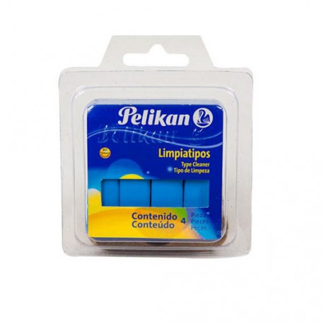 LIMPIATIPOS PELIKAN COLOR ROJO CONTENIDO DEL PAQUETE 4 PIEZAS - Envío Gratuito
