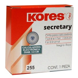 CINTA PARA MAQUINA DE ESCRIBIR MECANICA KORES 255 DE NYLON - Envío Gratuito