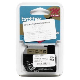 CINTA PARA ROTULADOR NEGRO SOBRE COLOR VERDE BROTHER TAMAÑO 12MM - Envío Gratuito