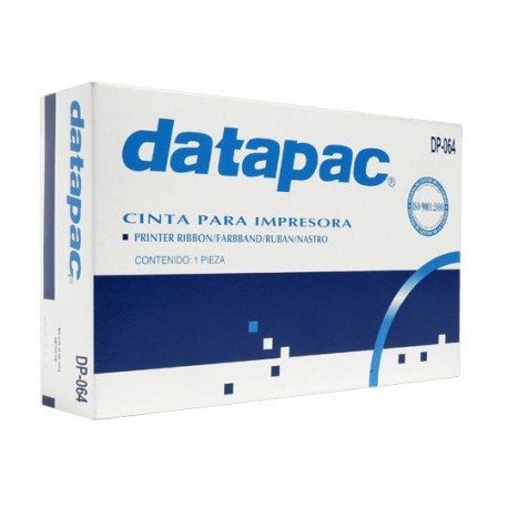 CINTA COLOR NEGRO DATAPAC DP-064 PARA P300-/P600-/P6000  1 PIEZA - Envío Gratuito