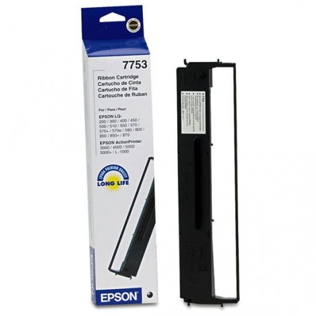 CINTA COLOR NEGRO EPSON LQ800 PARA IMPRESORA MATRIZ 1 PIEZA - Envío Gratuito