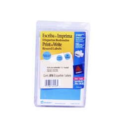 ETIQUETAS CIRCULARES AZULES AVERY 2103 DE 1.9 CM DIAMETRO 1 PAQUETE - Envío Gratuito
