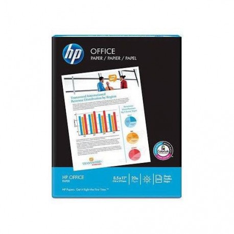 PAPEL BOND BLANCO CARTA HP GRAMAJE 75 GRS BLANCURA 92 PORCIENTO 8 5 X 11 PULGADAS - Envío Gratuito