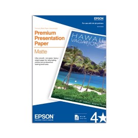 PAPEL MATE HEAVYWEIGHT BLANCO A3 EPSON GRAMAJE 167 GRS BLANCURA 13 X 19 PULGADAS 1 PAQUETE CON 50 HOJAS - Envío Gratuito
