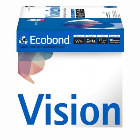 Papel Bond Carta Copamex Vision Bond Paquete 100 hojas blancas