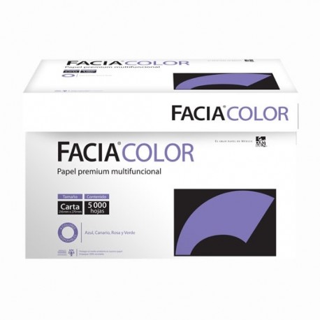 Papel facia bond color azul carta - Envío Gratuito
