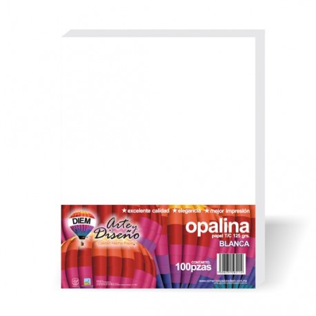 Papel opalina blanca carta - Envío Gratuito