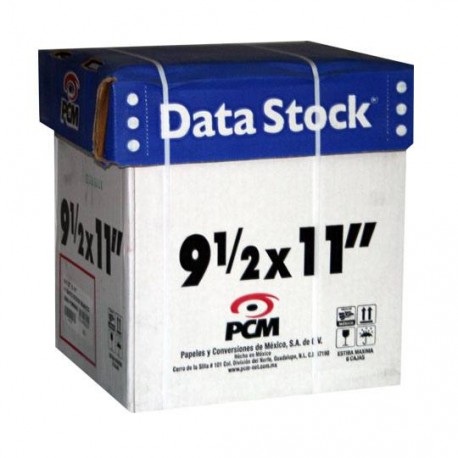 Papel stock 91/2 x 11 1 tanto blanco - Envío Gratuito