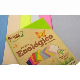 Papel reciclado arcoiris pastel - Envío Gratuito