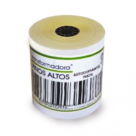 Rollo de papel bond 76mm x 70mm c/50 - Envío Gratuito