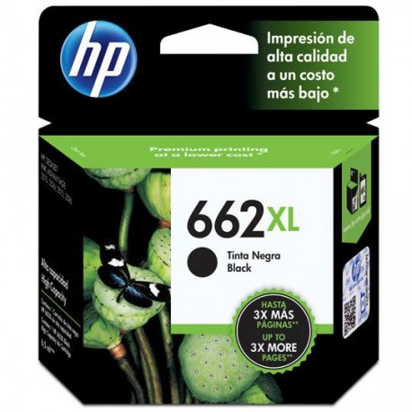 TINTA HP CZ105AL 662XL COLOR NEGRO - Envío Gratuito