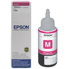 TINTA EPSON T664220-AL T664320-AL COLOR MAGENTA - Envío Gratuito