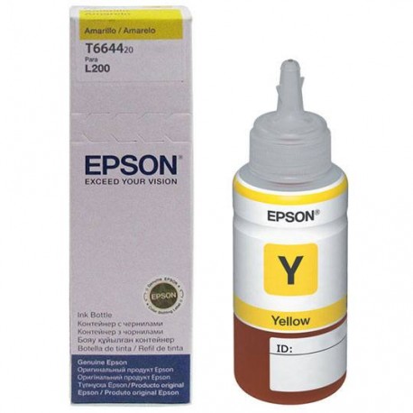 TINTA EPSON T664420-AL T664420-AL COLOR AMARILLO - Envío Gratuito