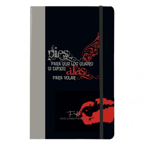 CUADERNO FRIDA KAHLO RAYA DANPEX DE 240 HOJAS - Envío Gratuito