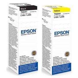 CARTUCHO DE TINTA EPSON - T6641-T6644-BL COLOR BICOLOR - Envío Gratuito