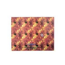 CUADERNO FORMA ITALIANA CUADRO CHICO ESTRELLA DE 196 HOJAS PASTA DURA TIPO COSIDO 1 PIEZA - Envío Gratuito