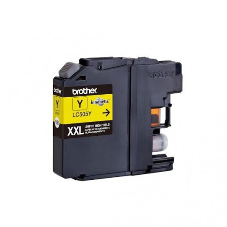 TINTA BROTHER LC505YXXL LC505Y COLOR AMARILLO - Envío Gratuito