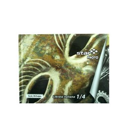 CUADERNO FORMA ITALIANA CUADRO GRANDE ESTRELLA DE 96 HOJAS PASTA DURA TIPO COSIDO 1 PIEZA - Envío Gratuito
