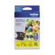 TINTA BROTHER LC75YXL LC75Y COLOR AMARILLO - Envío Gratuito