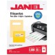 ETIQUETAS BLANCAS JANEL J-5267 DE 1.3X4.5 CM 1 PAQUETE - Envío Gratuito