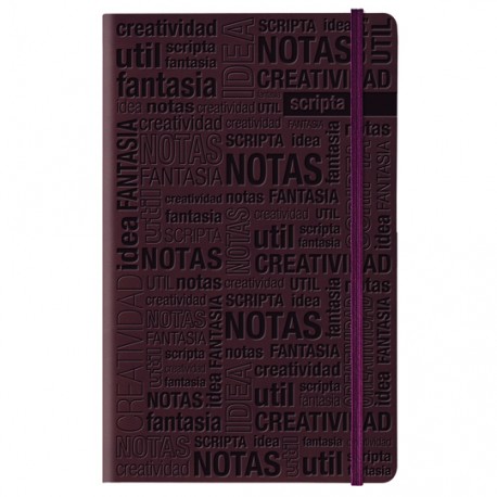 CUADERNO CUADERNO DE NOTAS RAYA FORTEC DE 192 HOJAS PASTA RIGIDO TIPO PIEL TIPO COSIDO Y PEGADO 1 PIEZA - Envío Gratuito