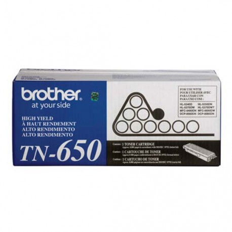 TONER BROTHER TN650 TN650 COLOR NEGRO - Envío Gratuito