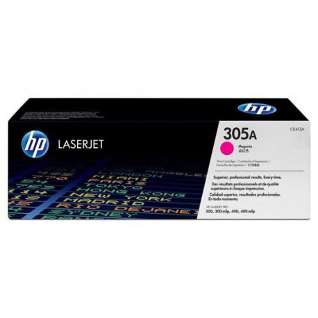 TONER HP 305A CE413A COLOR MAGENTA - Envío Gratuito
