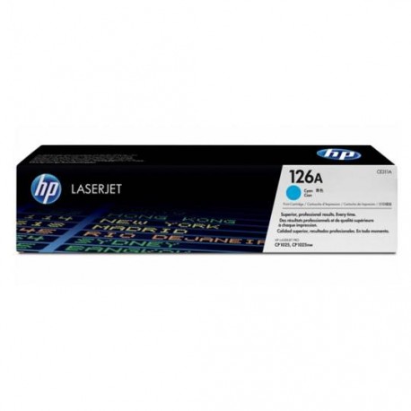 TONER HP 126A CE311A COLOR CYAN - Envío Gratuito