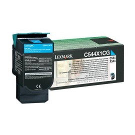 TONER LEXMARK C544DTN C544X1CG COLOR CYAN - Envío Gratuito