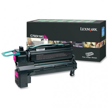 TONER LEXMARK C792X1MG C792X1MG COLOR MAGENTA - Envío Gratuito