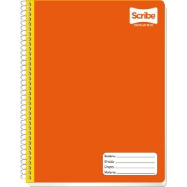 CUADERNO PROFESIONAL RAYA SCRIBE DE 100 HOJAS PASTA SEMI RIGIDA TIPO METALICO 1 PIEZA - Envío Gratuito