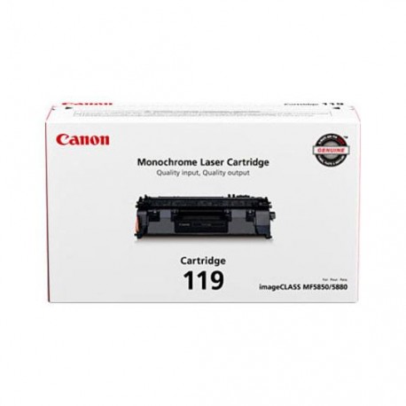 TONER CANON 119 3479B001AA COLOR NEGRO - Envío Gratuito