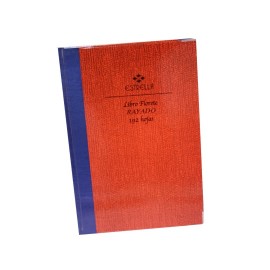LIBRO FLORETE RAYADO SIN INDICE ESTRELLA FORMA FRANCESA CON 192 HOJAS 1 PIEZA - Envío Gratuito