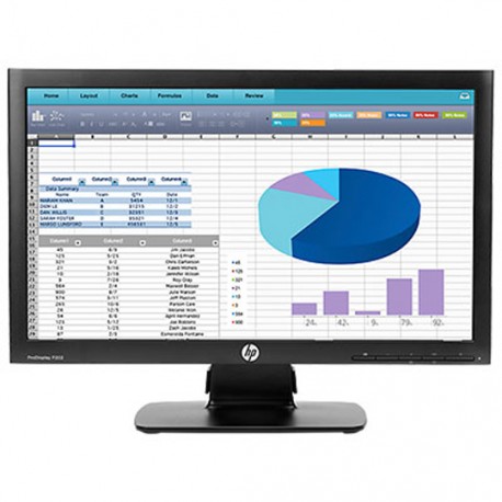 MONITOR LED HP P202 DE 20 PULGADAS RESOLUCIÓN 1600 X 900 PIXELES CONECTIVIDAD VGA, DISPLAYPORT - Envío Gratuito
