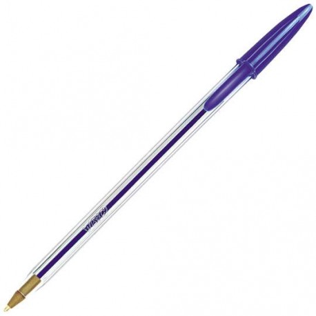 BOLIGRAFO BIC CRISTAL COLOR AZUL DE PUNTO MEDIANO 1.0 MM TIPO DE BARRIL HEXAGONAL 1 PIEZA - Envío Gratuito