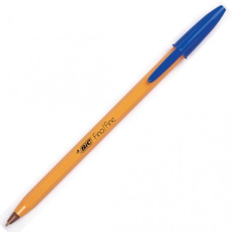 BOLIGRAFO BIC CLASICO COLOR AZUL DE PUNTO FINO 0.8 MM TIPO DE BARRIL HEXAGONAL 1 PIEZA - Envío Gratuito