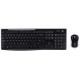 KIT TECLADO Y MOUSE LOGITECH MK270 CONEXION INALAMBRICO COLOR NEGRO - Envío Gratuito