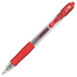 BOLIGRAFO PILOT G2 COLOR ROJO DE PUNTO EXTRA FINO 0.3 MM TIPO DE BARRIL REDONDO 1 PIEZA - Envío Gratuito