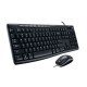 KIT TECLADO Y MOUSE LOGITECH MK200 CONEXION ALAMBRICO COLOR NEGRO - Envío Gratuito