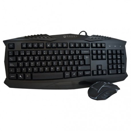 KIT TECLADO Y MOUSE GAMER NACEB NA-617 CONEXION ALAMBRICO COLOR NEGRO - Envío Gratuito