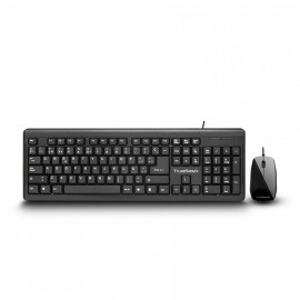 KIT TECLADO Y MOUSE ACTECK TB-01006 CONEXION ALAMBRICO COLOR NEGRO - Envío Gratuito