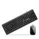 KIT TECLADO Y MOUSE ACTECK TB-01006 CONEXION ALAMBRICO COLOR NEGRO - Envío Gratuito