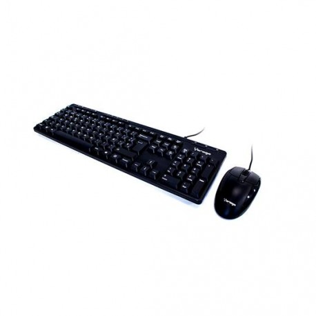 KIT TECLADO Y MOUSE VORAGO KM104 CONEXION ALAMBRICO COLOR NEGRO - Envío Gratuito