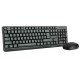 KIT TECLADO Y MOUSE VORAGO KM302 CONEXION INALAMBRICO COLOR NEGRO - Envío Gratuito