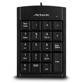 TECLADO NUMERICO ACTECK AC-01015 ALAMBRICO CONEXION USB - Envío Gratuito
