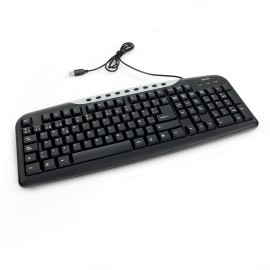 TECLADO VERBATIM VB98109 ALAMBRICO CONEXION USB - Envío Gratuito