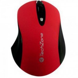 MOUSE INALAMBRICO TECHZONE TZ16MOU02-INA CONEXION BLUETOOTH COLOR ROJO - Envío Gratuito