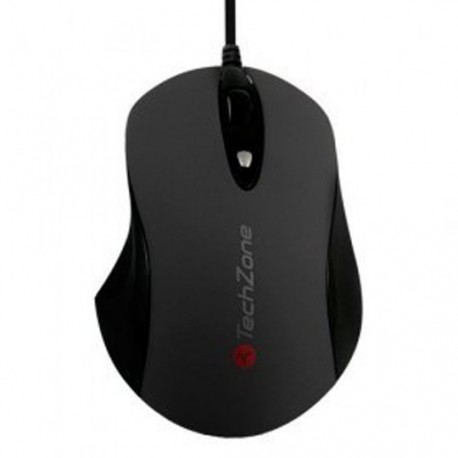 MOUSE ALAMBRICO TECHZONE TZ16MOU01-ALA CONEXION USB COLOR NEGRO - Envío Gratuito
