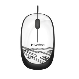 MOUSE ALAMBRICO LOGITECH M105 CONEXION USB COLOR BLANCO - Envío Gratuito